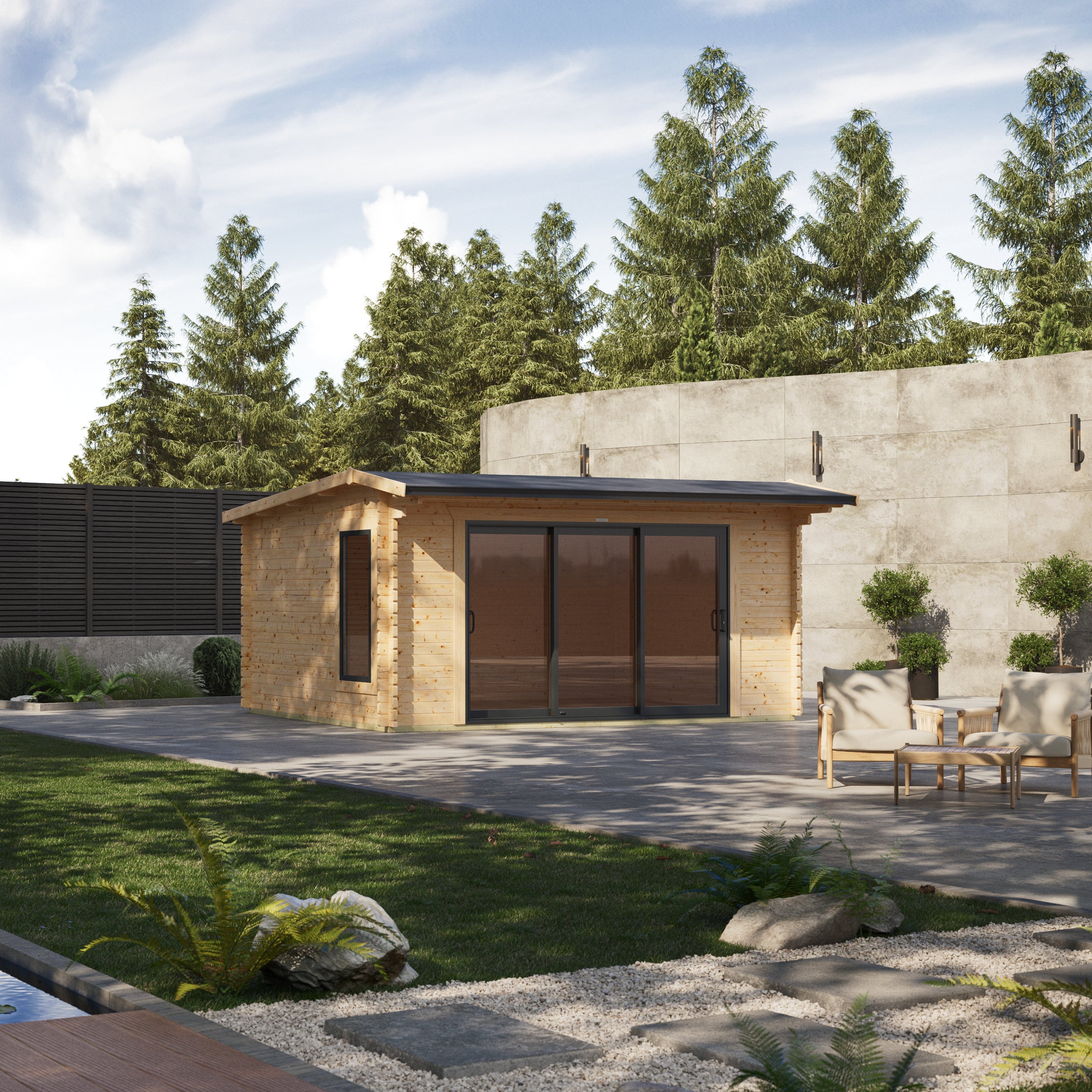 Aluminium Log Cabins